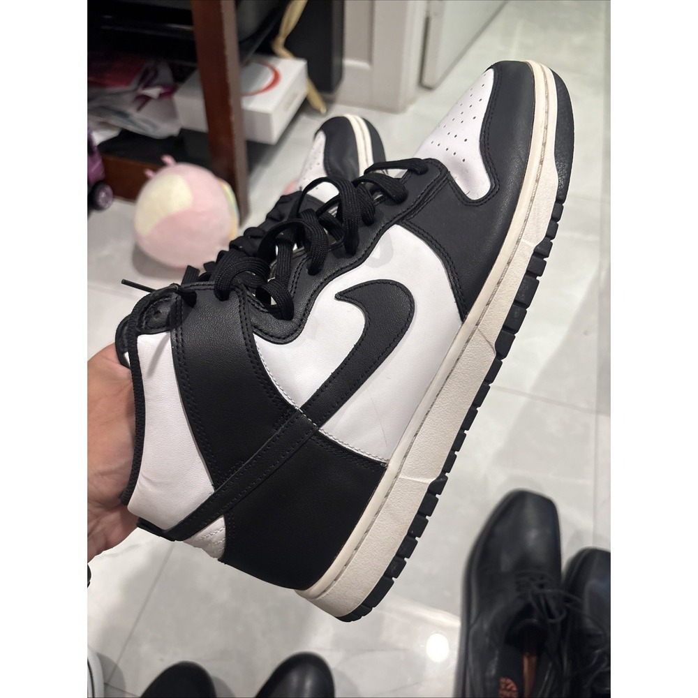 Size 13 - Nike Dunk High Black White
